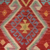 Handmade Vegetable Kilim 4' 8 x 6' 6 (ft) - No. P26941