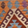 Handmade Vegetable Kilim 3' 2  x 4' 7 (ft) - No. P26998