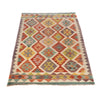 Handmade Vegetable Kilim 3' 2  x 4' 9 (ft) - No. P27003