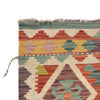 Handmade Vegetable Kilim 3' 2  x 4' 9 (ft) - No. P27003