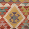 Handmade Vegetable Kilim 3' 2  x 4' 9 (ft) - No. P27003