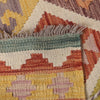 Handmade Vegetable Kilim 3' 2  x 4' 9 (ft) - No. P27003