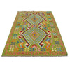 Handmade Vegetable Kilim 4' 9 x 6' 6 (ft) - No. P27026