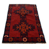 Handmade Baluchi Carpet 2' 9" x 4' 7" (ft) - No. P27772a