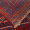 Red Mashwani Rug 4' 9" x 5' 11" (ft) - No. P28031