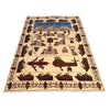 War Rug 3' 11" x 5' 10" (ft) - No. P28034