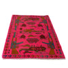 Pink Color War Rug 3' 5" x 4'10" (ft) - No. P28035