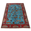 Hand Knotted War Rug 3' 5" x 5' 1" (ft) - No. P28037