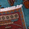 Hand Knotted War Rug 3' 5" x 5' 1" (ft) - No. P28037