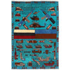 War Rug 3' 5" x 4' 11" (ft) - No. P28039