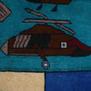 War Rug 3' 5" x 4' 11" (ft) - No. P28039