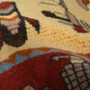 Handmade War Rug 3' 4" x 4' 9" (ft) - No. P28040