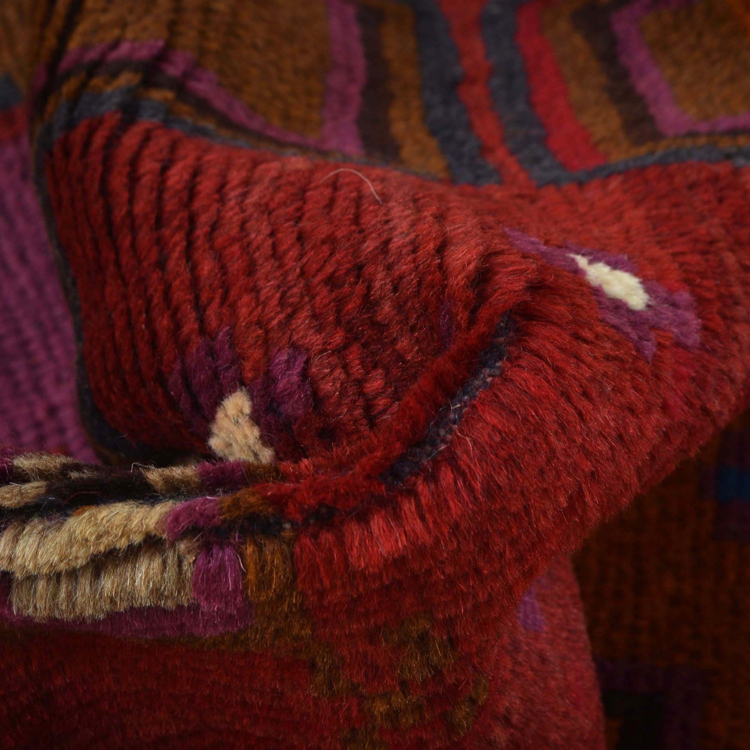 Red Baluchi Carpet 2' 9"x 4' 3" (ft) - No. P29105