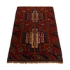 Handmade Baluchi Carpet 2' 10"x 4' 3" (ft) - No. P29111