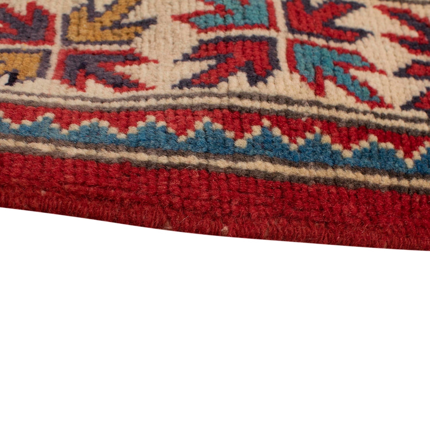 Blue Kazak Rug 3' 3" x 4' 8" (ft) - No. P34045