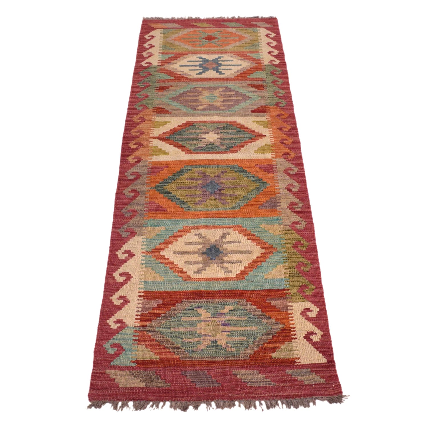 Vegetable Kilim Runner 1' 11" x 6' 6" (ft)- No. P34254