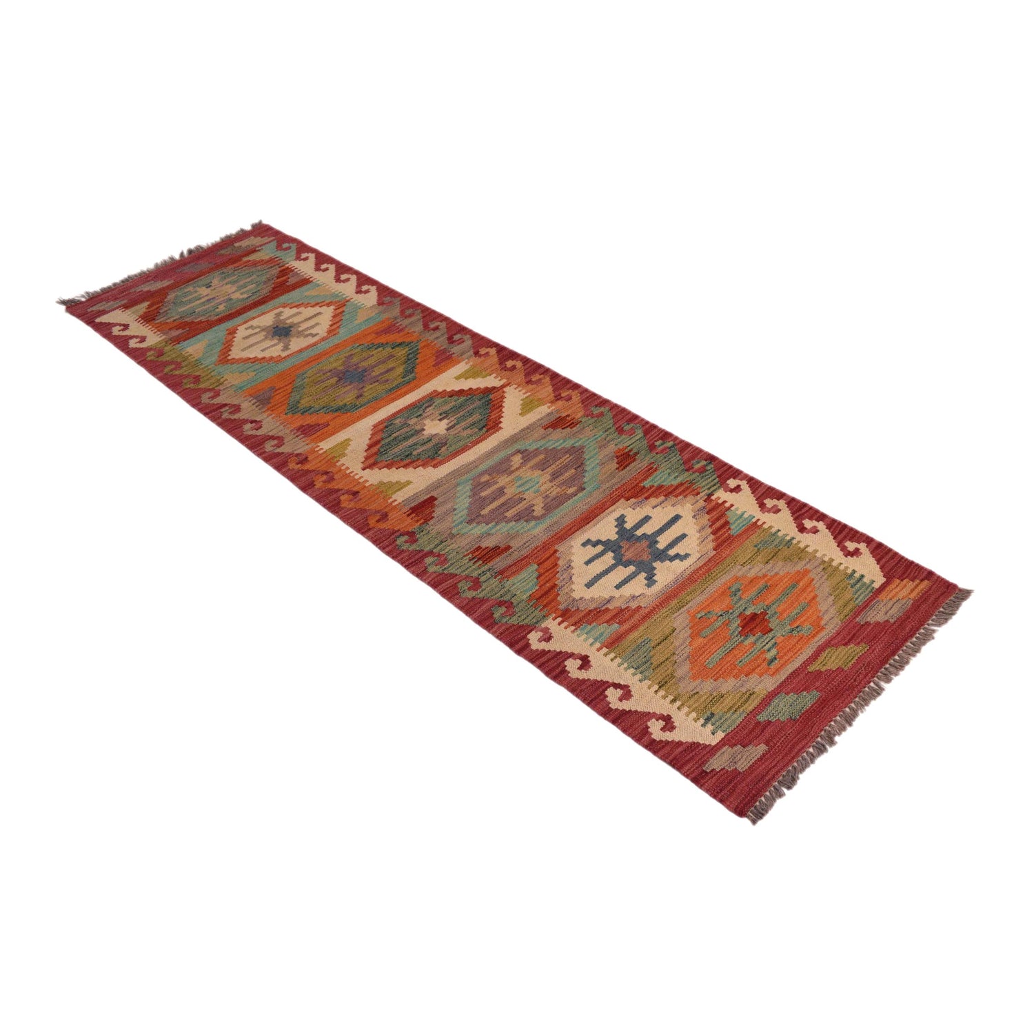 Vegetable Kilim Runner 1' 11" x 6' 6" (ft)- No. P34254