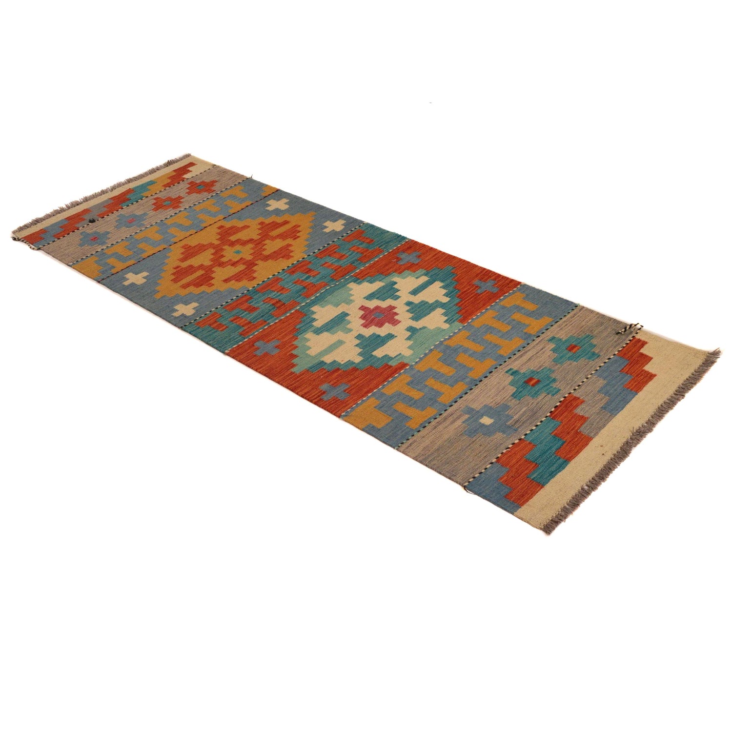 Vegetable Kilim Runner 2' 4" x 6' 4" (ft)- No. P34257