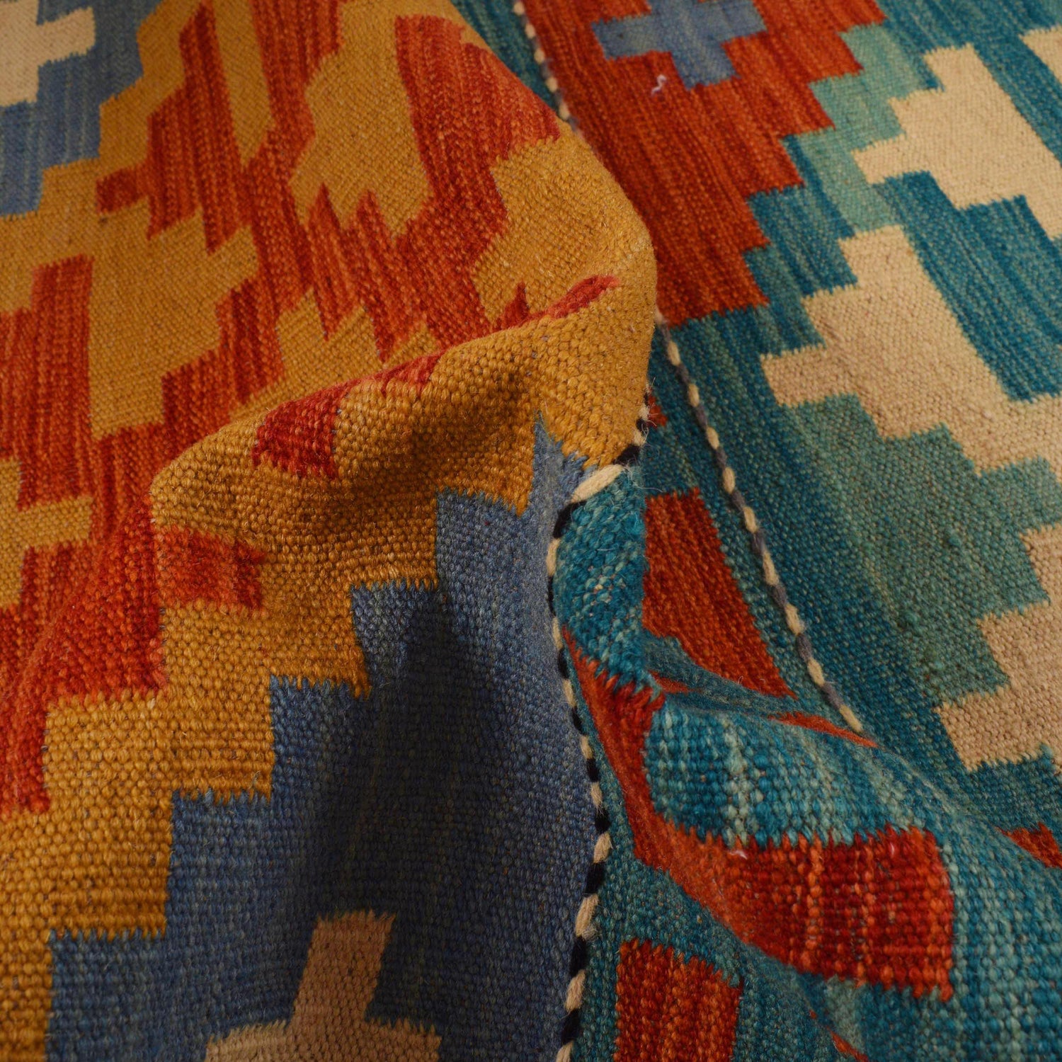 Vegetable Kilim Runner 2' 4" x 6' 4" (ft)- No. P34257