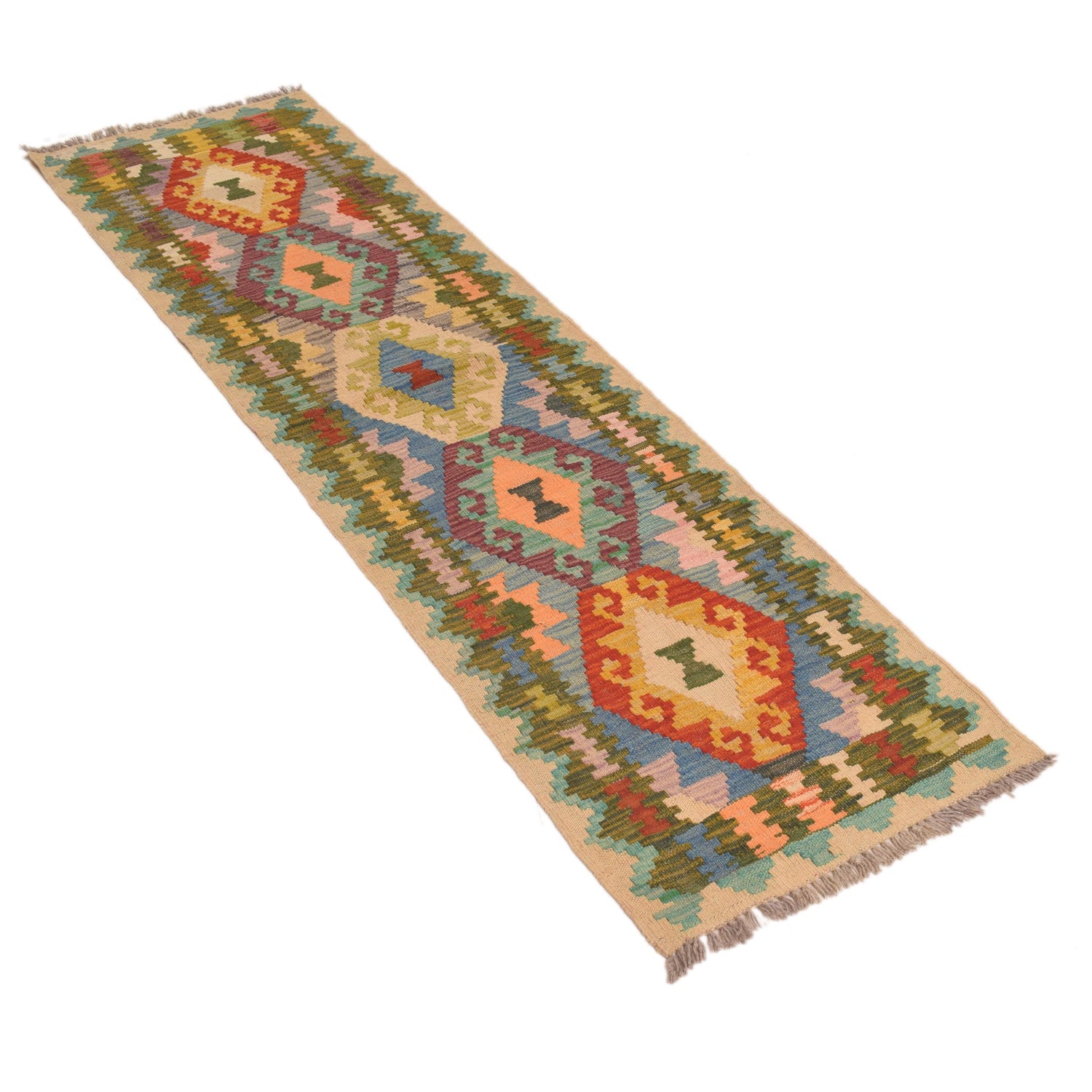 Vegetable Kelim Runner 1' 8" x 6' 6" (ft)- No. P34271