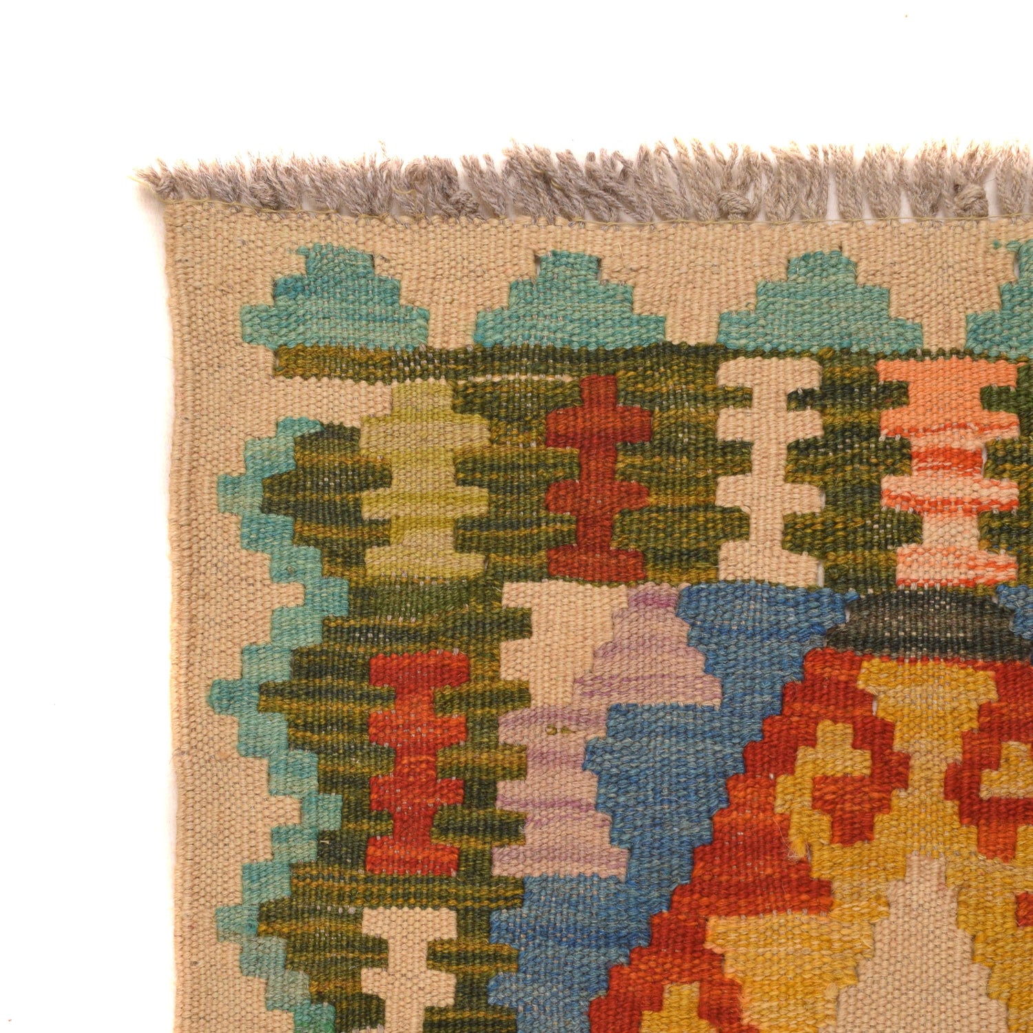 Vegetable Kelim Runner 1' 8" x 6' 6" (ft)- No. P34271