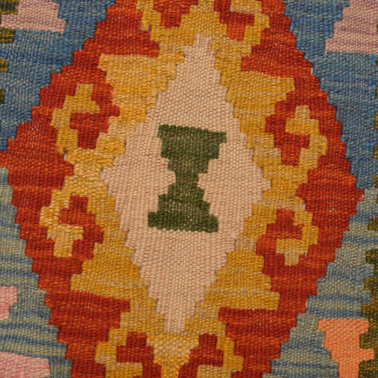 Vegetable Kelim Runner 1' 8" x 6' 6" (ft)- No. P34271