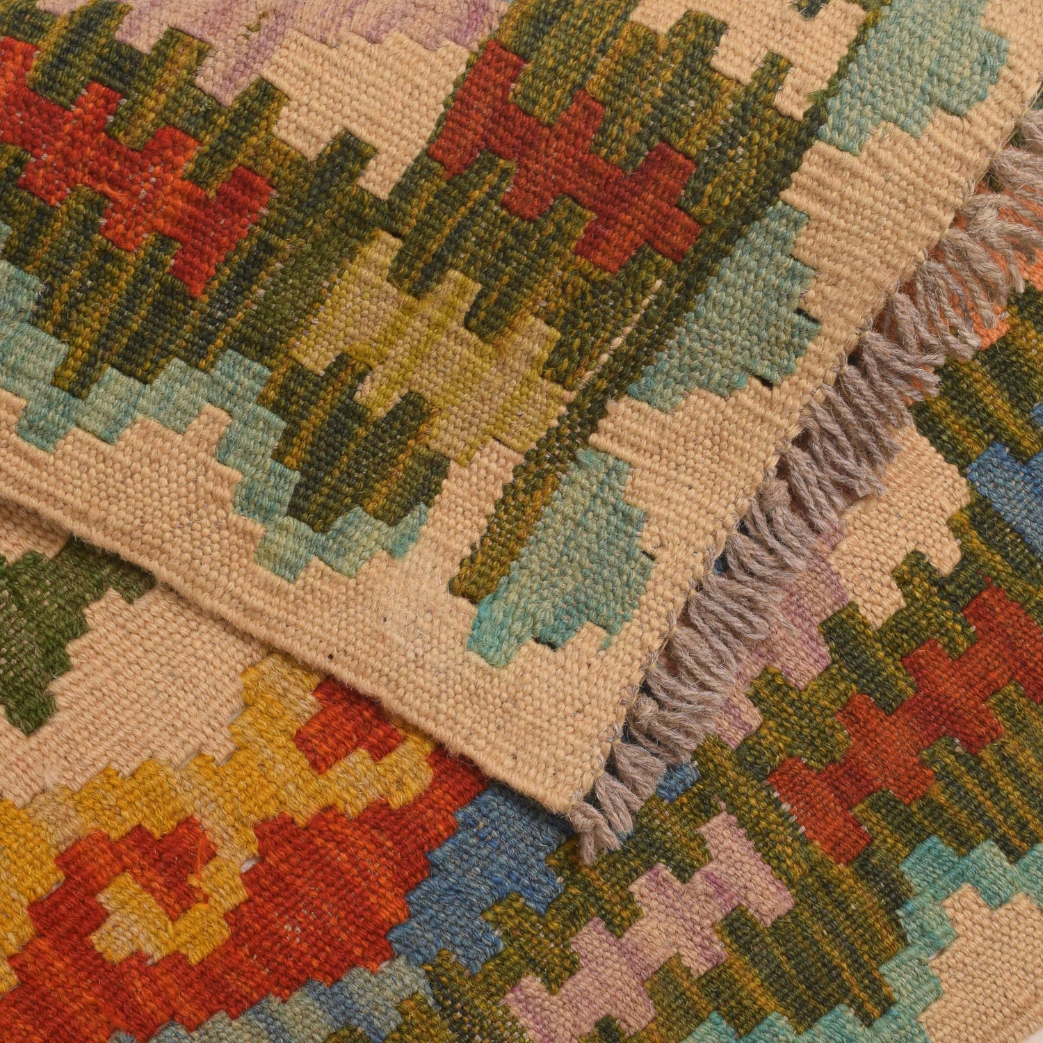 Vegetable Kelim Runner 1' 8" x 6' 6" (ft)- No. P34271