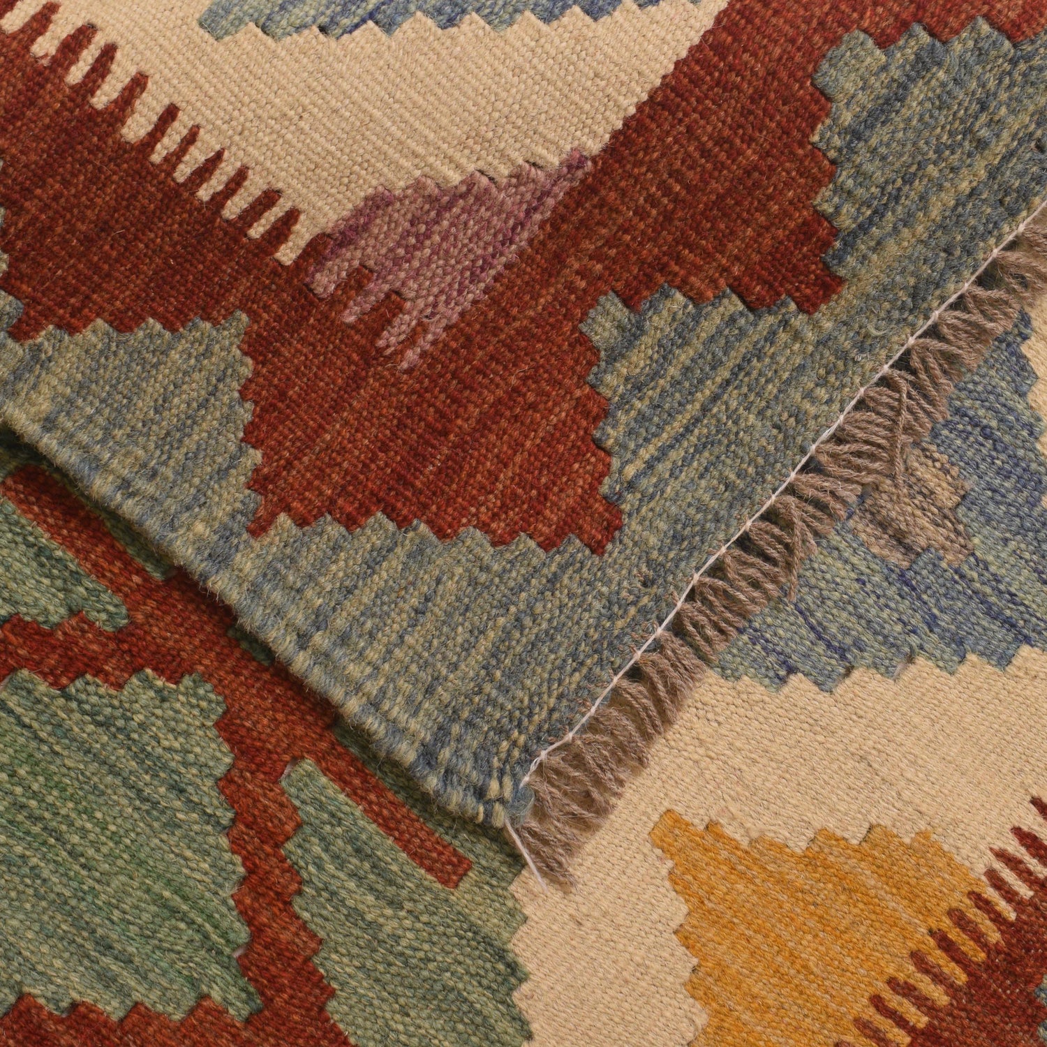 Vegetable Kilim Runner 2' 1" x 6' 8" (ft)- No. P34276