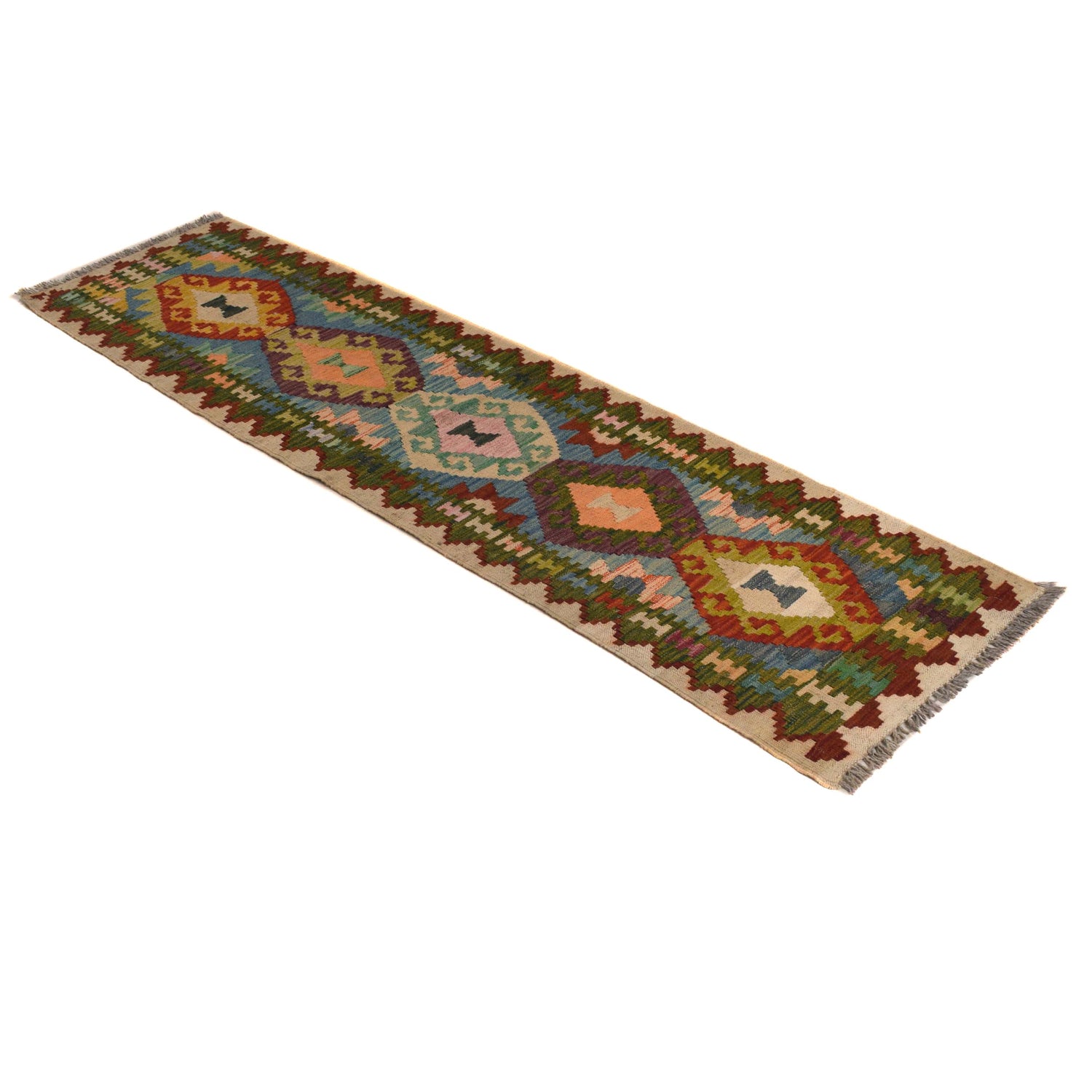 Vegetable Kelim Runner 1' 8" x 6' 5" (ft)- No. P34290