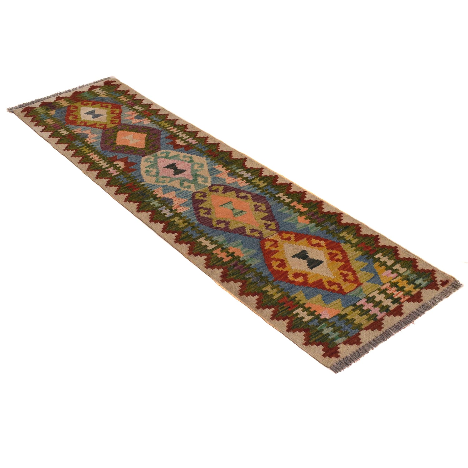 Vegetable Kelim Runner 1' 8" x 6' 5" (ft)- No. P34290