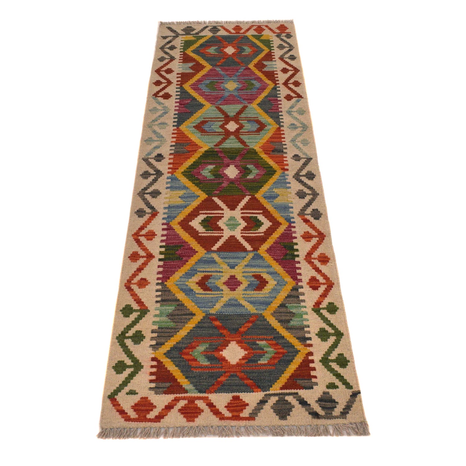 Vegetable Kilim Runner 1' 8" x 6' 7" (ft)- No. P34291