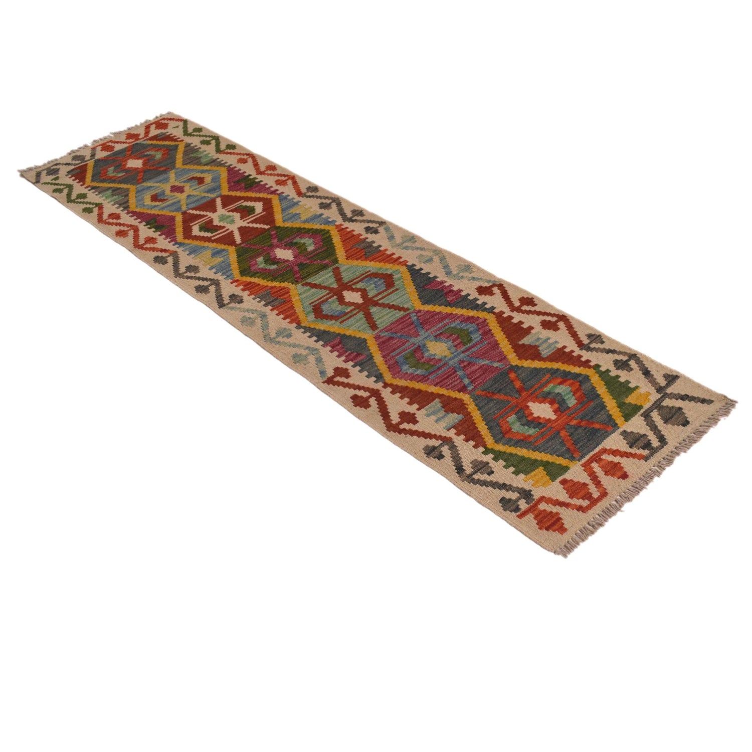 Vegetable Kilim Runner 1' 8" x 6' 7" (ft)- No. P34291