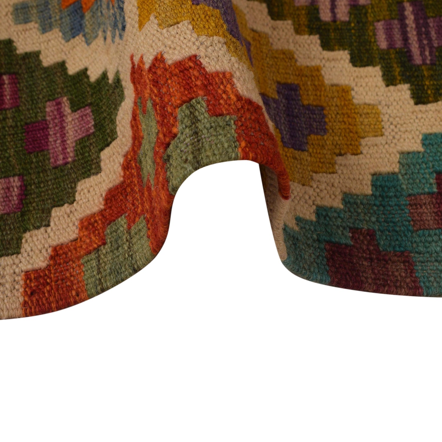 Vegetable Kilim Runner 2' 6" x 9' 9" (ft) - No. P34294