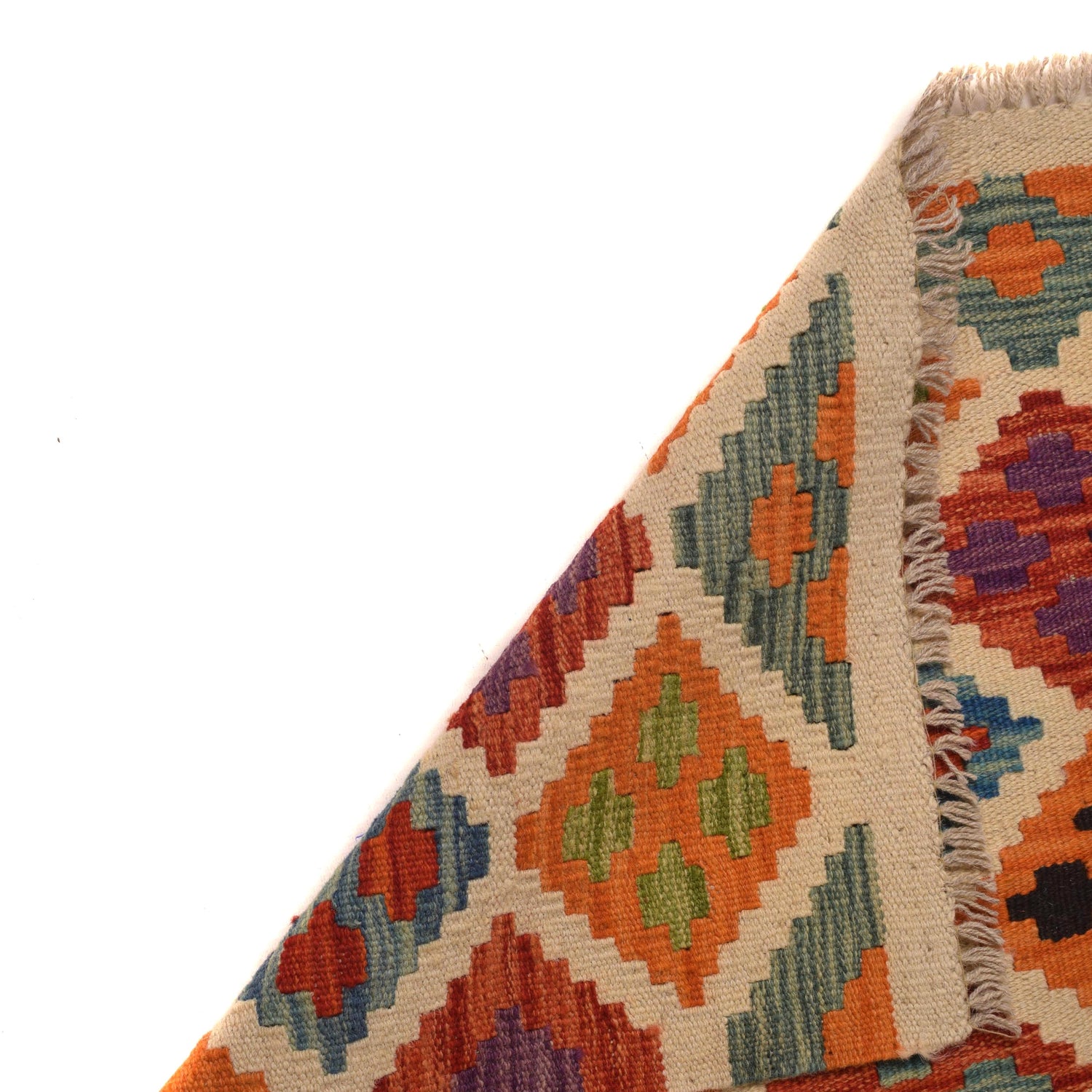 Vegetable Kelim Runner 2' 7" x 9' 9" (ft) - No. P34295