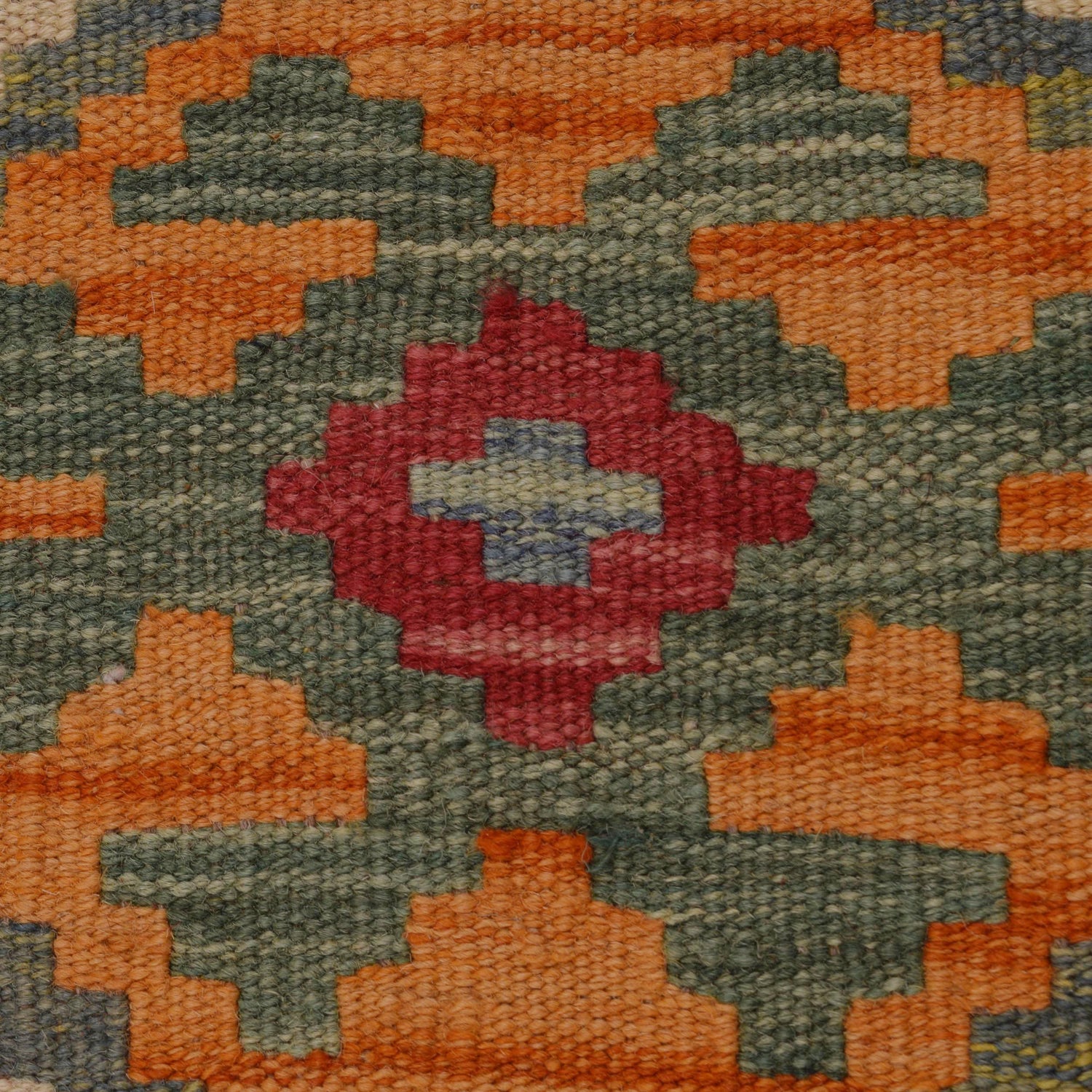 Handmade Vegetable Kilim 6' 0" x 8' 1" (ft) - No. P34304