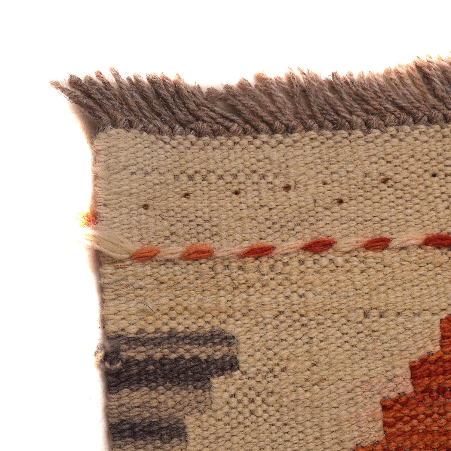 Handmade Vegetable Kelim 5' 10" x 8' 1" (ft) - No. P34306