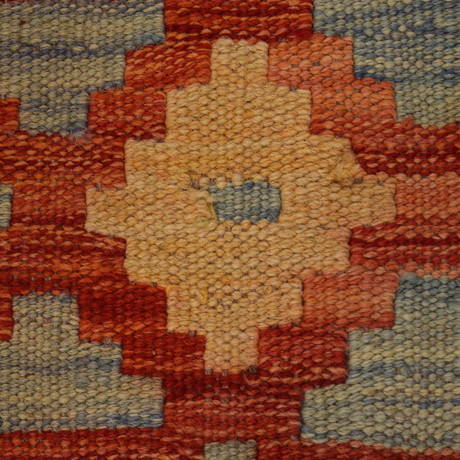 Handmade Vegetable Kelim 5' 10" x 8' 1" (ft) - No. P34306