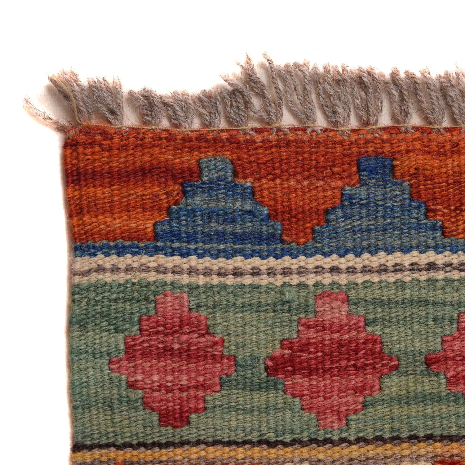 Handmade Vegetable Kilim 5' 5" x 8' 1" (ft) - No. P34341