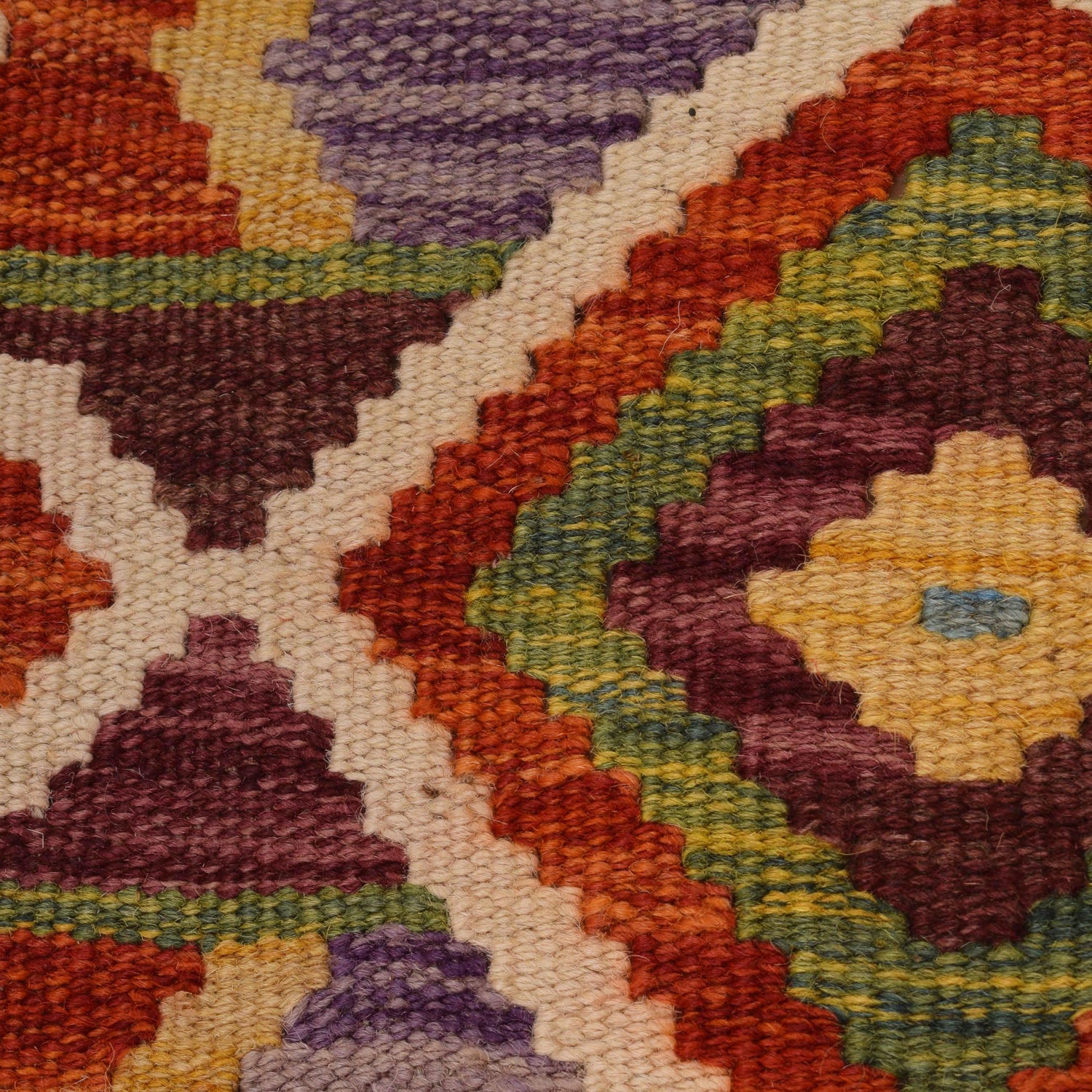 Handmade Vegetable Kilim 5' 5" x 8' 1" (ft) - No. P34341