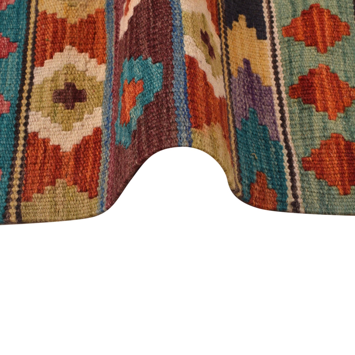 Handmade Vegetable Kilim 5' 5" x 8' 1" (ft) - No. P34341