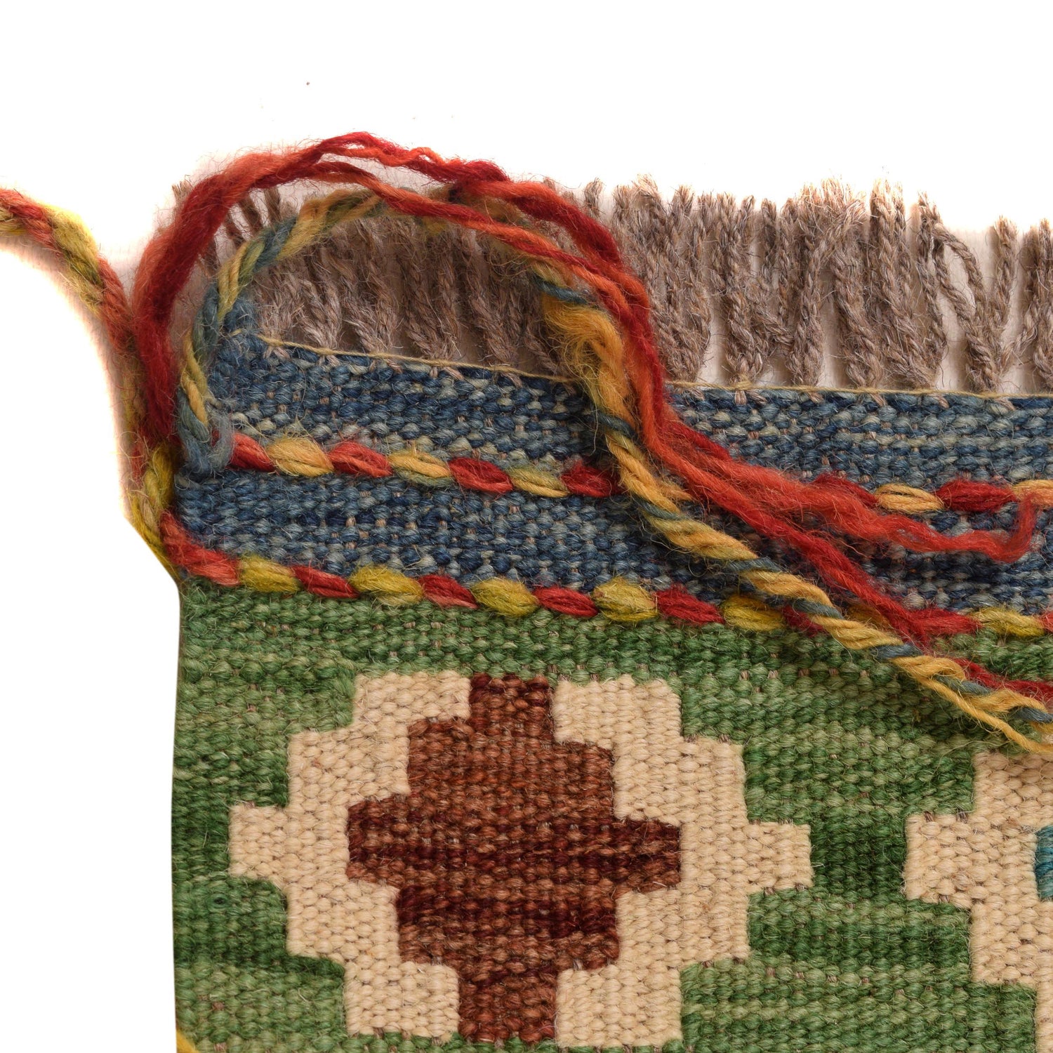 Handmade Vegetable Kilim 5' 10" x 7' 11" (ft) - No. P34343