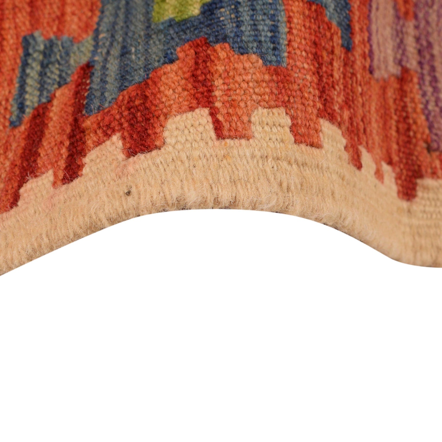 Handmade Vegetable Kelim 4' 1" x 5' 9" (ft) - No. P34355