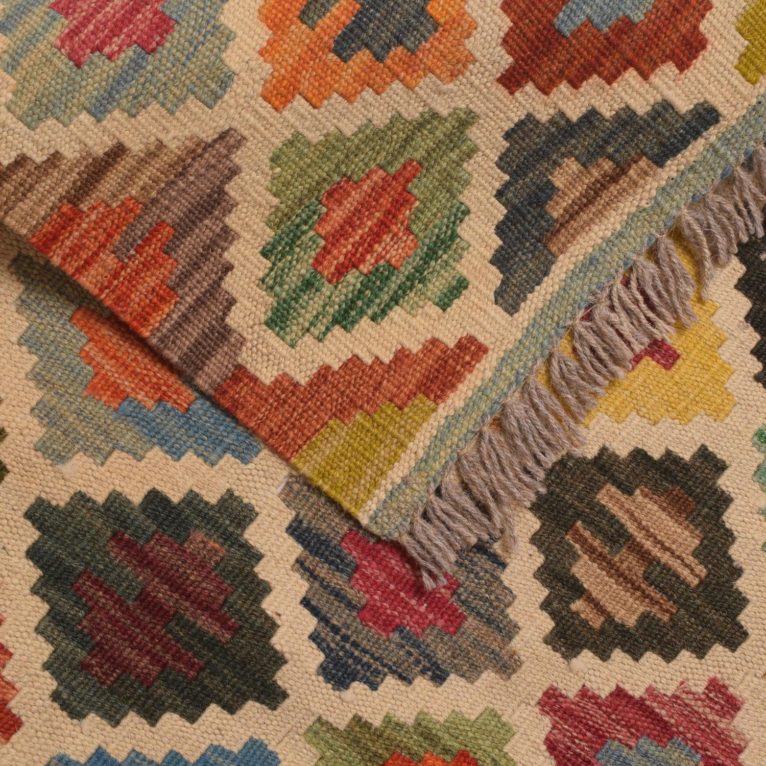 Vegetable Kelim Runner 2' 8" x 9' 8" (ft) - No. P34359