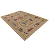Pakistani Embroidery Kilim 6' 7" x 9' 9" (ft) - No. P34394