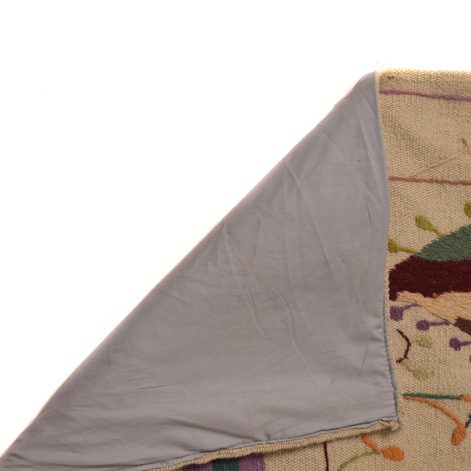 Pakistani Embroidery Kilim 6' 7" x 9' 9" (ft) - No. P34394