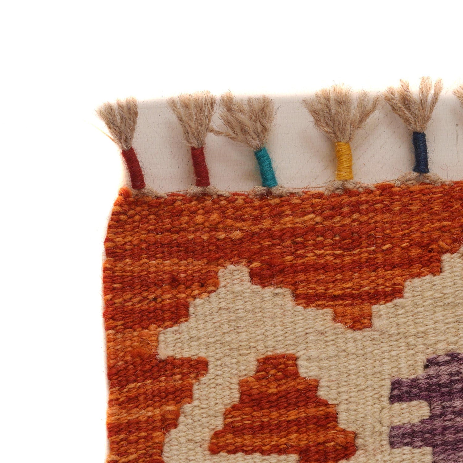 Handmade Vegetable Kilim 4' 0" x 6' 1" (ft) - No. P34900