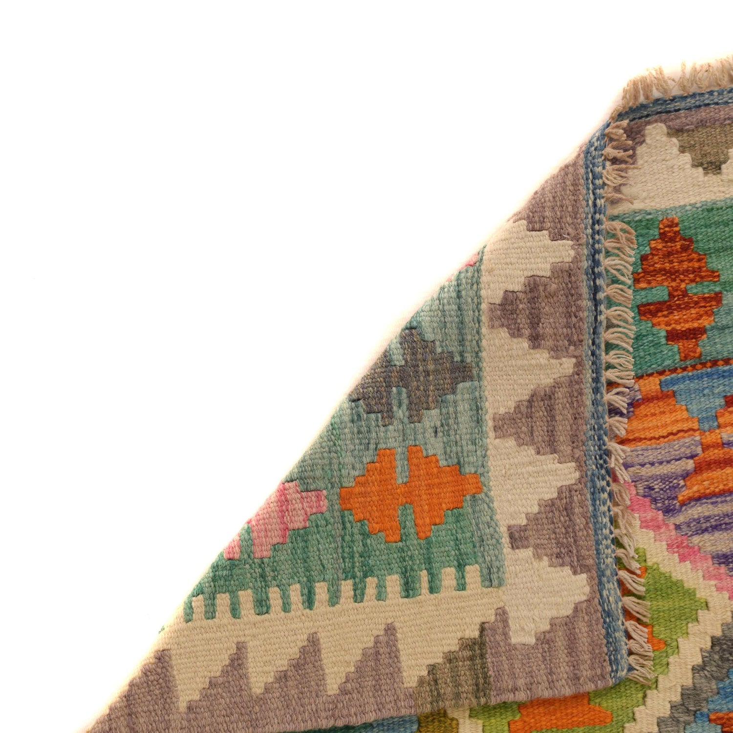 Handmade Vegetable Kilim 2' 8" x 3' 9" (ft) - No. P34902