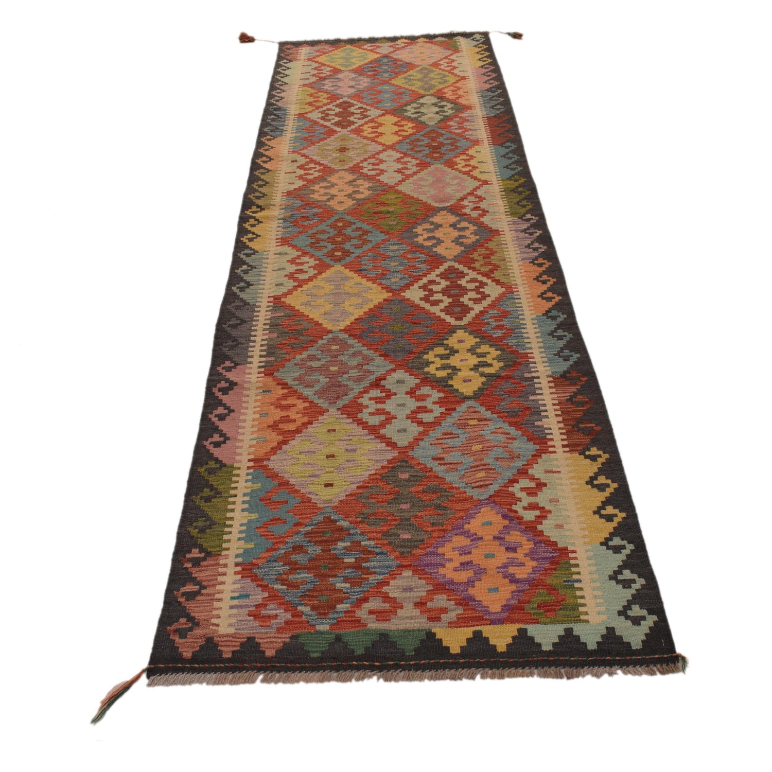 Vegetable Kelim Runner 2' 9" x 10' 1" (ft) - No. P34903