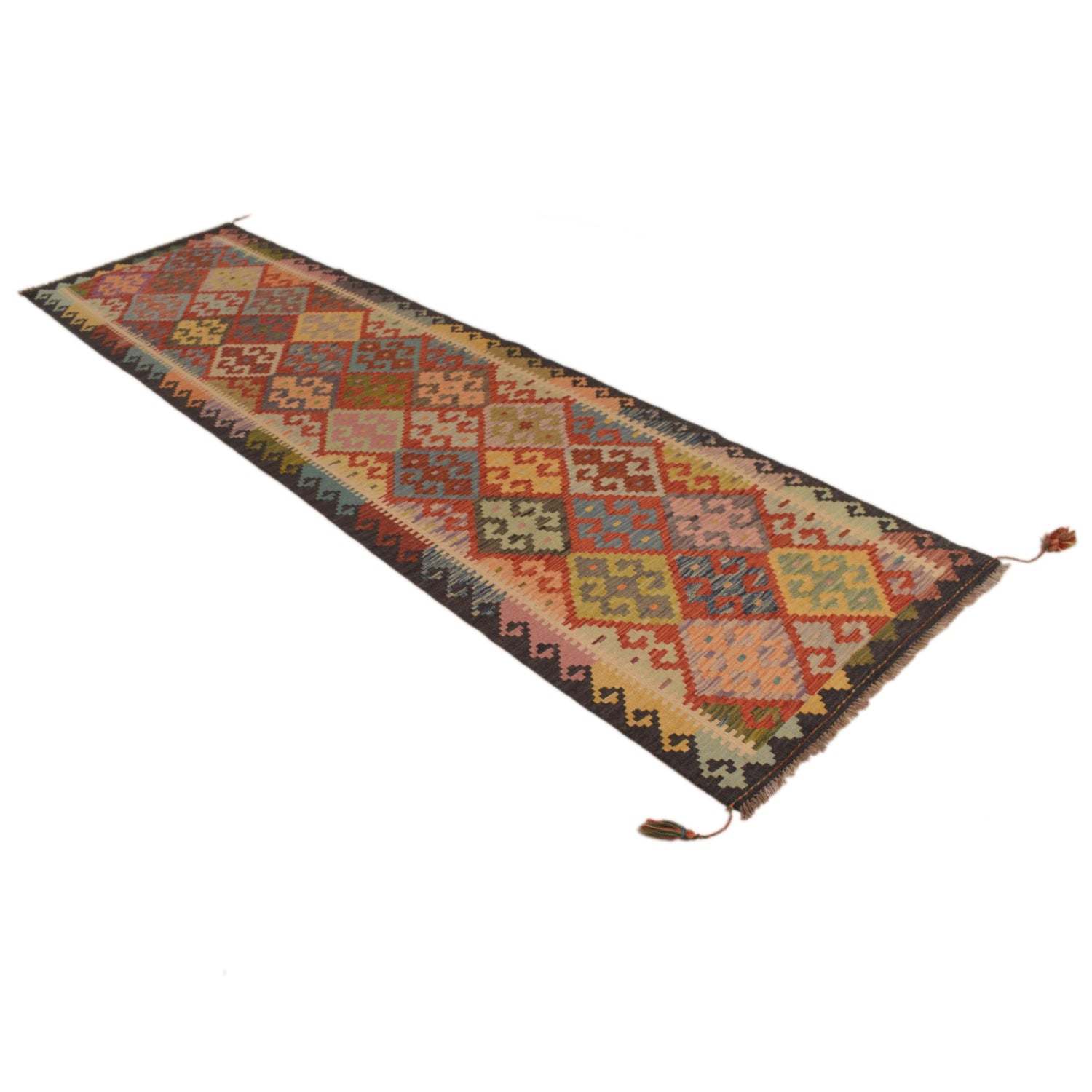Vegetable Kelim Runner 2' 9" x 10' 1" (ft) - No. P34903