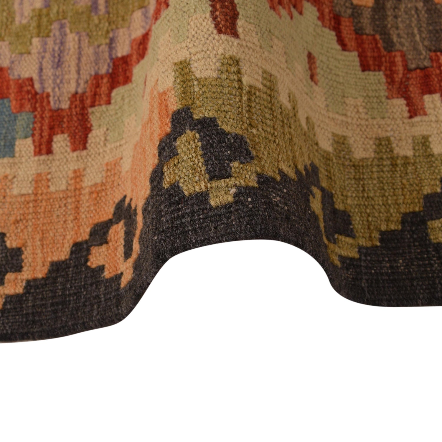 Vegetable Kelim Runner 2' 9" x 10' 1" (ft) - No. P34903